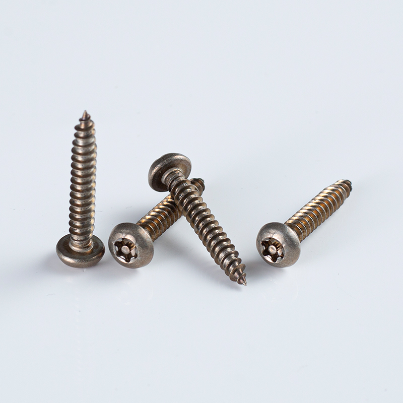 Pan Head Torx Tamper-Resistant Self-Tapping Screw (Bronze Finish)