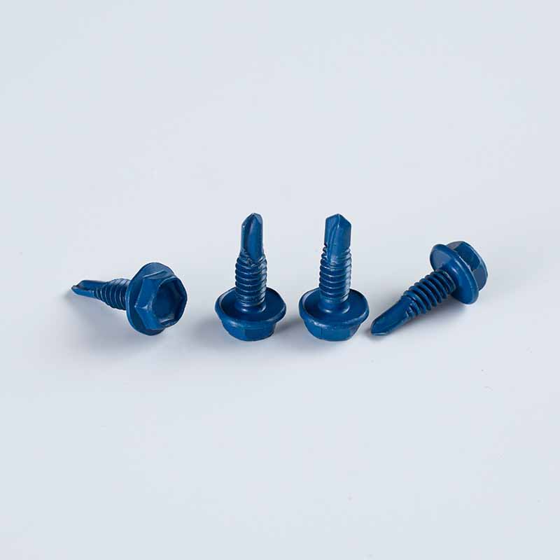 Hexagon Head Self-Drilling Screw 10-24x16 BLUE