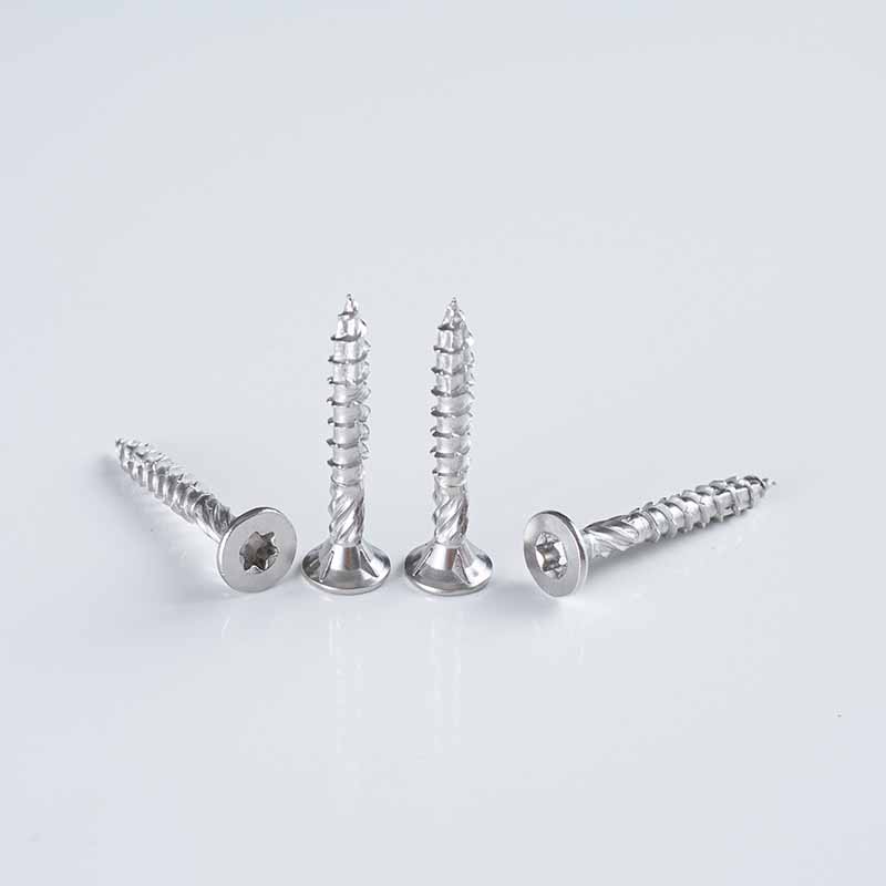 SS316 Torx Double Countersunk Two-Stage Thread Square Cone 14-7x50-150 A4