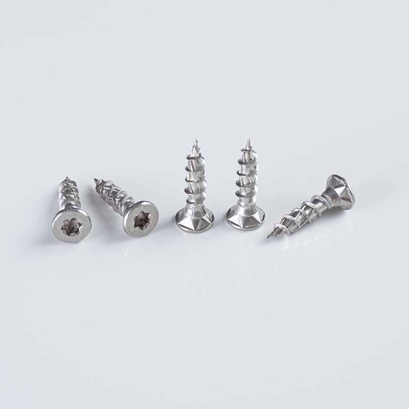 SS304 Double Countersunk Torx Recess Quick-Thread Wood Screw 8-10x20-45