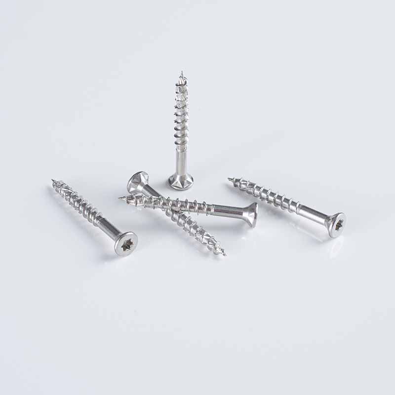 SS304 Torx Double Countersunk Quick-Thread Wood Screw 8-10x20-45