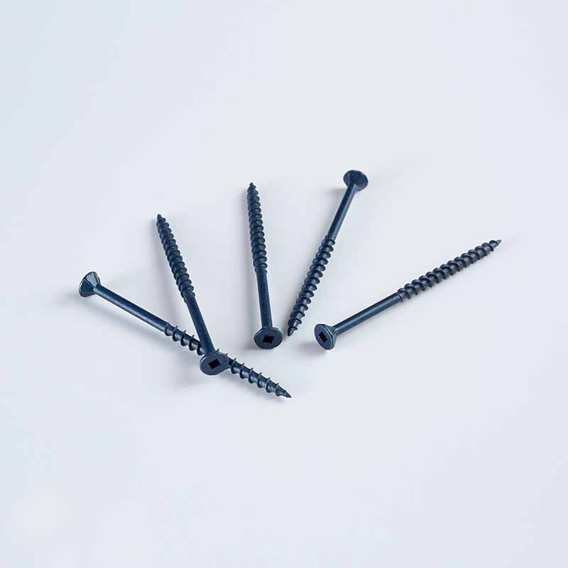 Square Recess Fiberboard Screw 10-8x80 BF BLUE