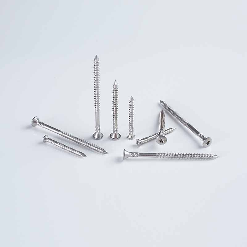 SS304 Torx Flat-Head Large Countersunk with Nib Point 12G x 65-90 T25 A2